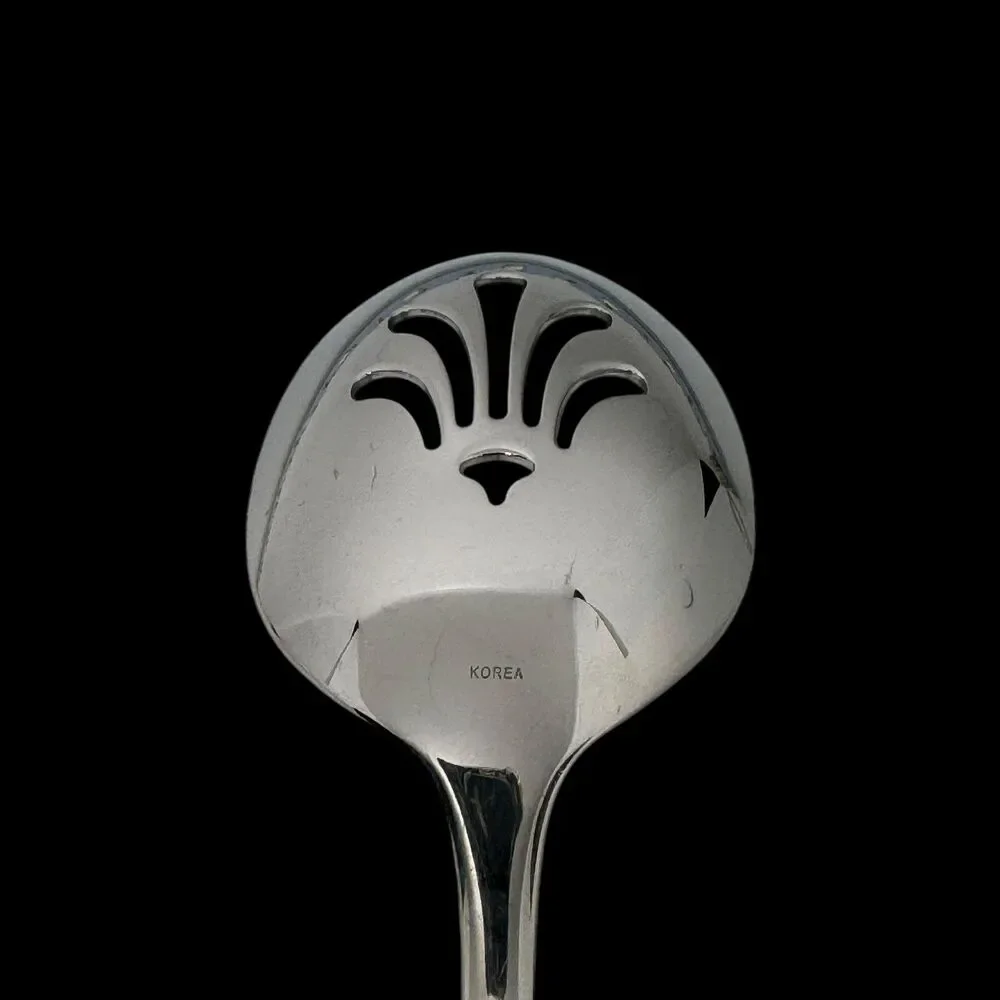 Gorham Stephanie‎ Frosted Hostess Set Meat Fork Gravy Ladle Pierced Tablespoon